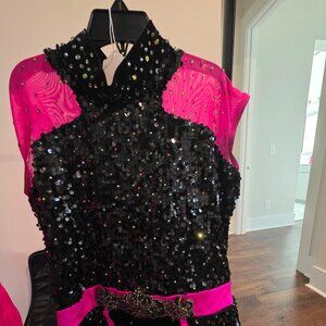 PINK & BLACK DANCE COSTUME